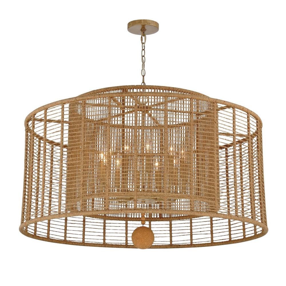 Jayna 12 Light Chandelier-Crystorama Lighting Company-CRYSTO-JAY-A5009-BS-Chandeliers-2-France and Son