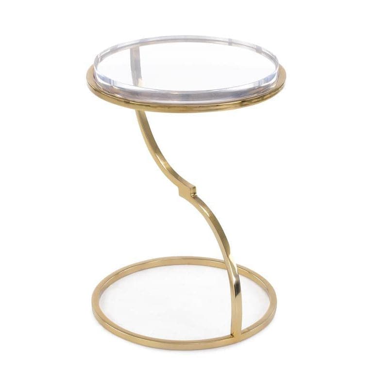 Antique Brass Accent Table-John Richard-JR-JFD-0169-Side Tables-1-France and Son