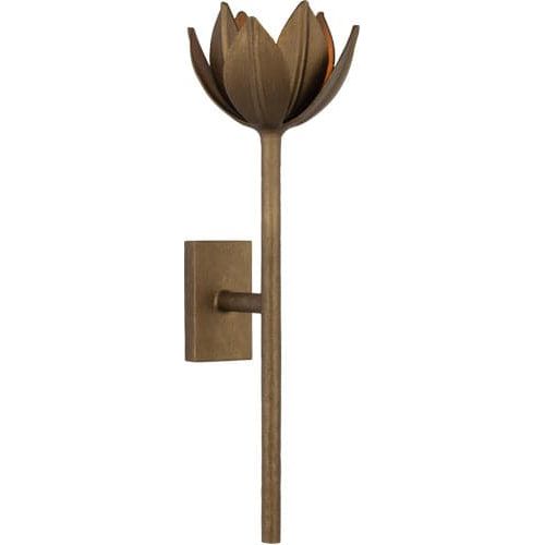 Antonio Medium Sconce-Visual Comfort-VISUAL-JN 2002ABL-Wall LightingAntique Bronze Leaf-4-France and Son