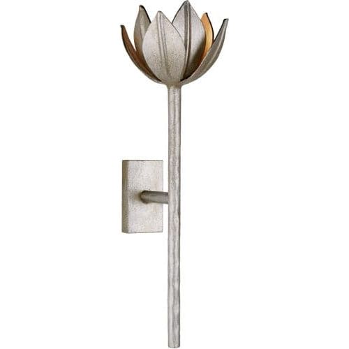 Antonio Medium Sconce-Visual Comfort-VISUAL-JN 2002BSL-Wall LightingBurnished Silver Leaf-2-France and Son