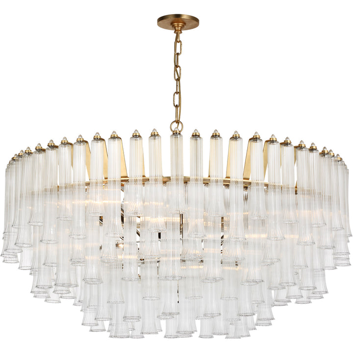 Laila X-Large Chandelier-Visual Comfort-VISUAL-JN 5254G-CG-ChandeliersGild-2-France and Son