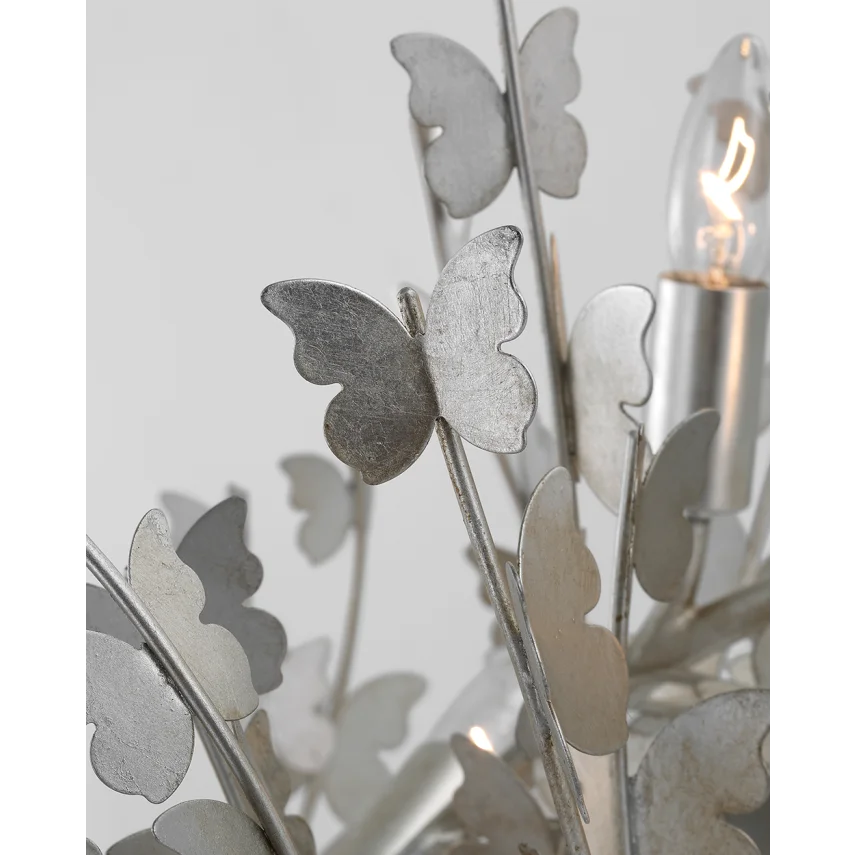 Falls Large Chandelier-Visual Comfort-VISUAL-JN 5505BSL-ChandeliersBurnished Silver Leaf-2-France and Son