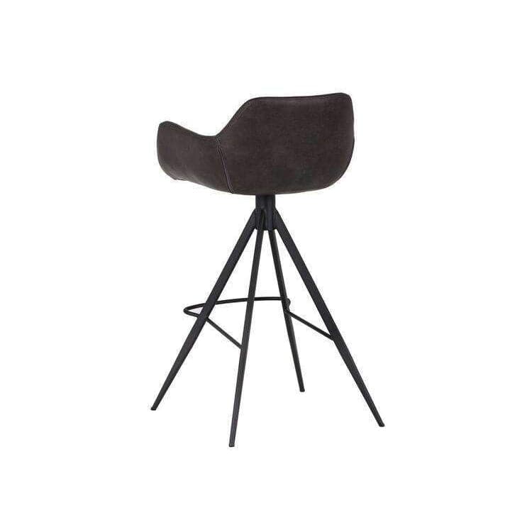 Owen Swivel Counter Stool-Sunpan-SUNPAN-103838-Bar StoolsBrown-4-France and Son