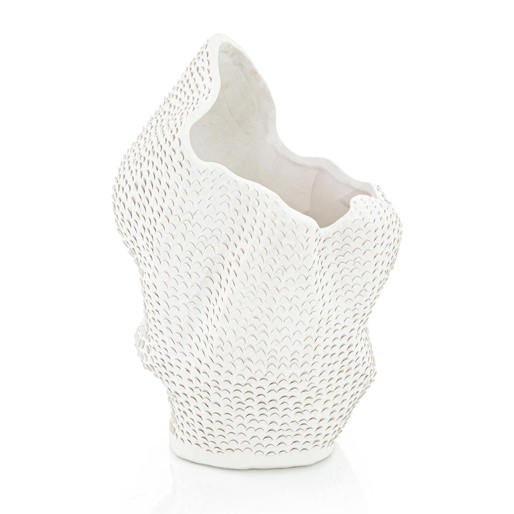 Giardenia White Porcelain Vase-John Richard-JR-JRA-13063-VasesII-1-France and Son