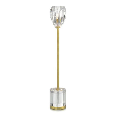 Faceted Crystal Buffet Lamp-John Richard-JR-JRL-10136-Table Lamps-1-France and Son