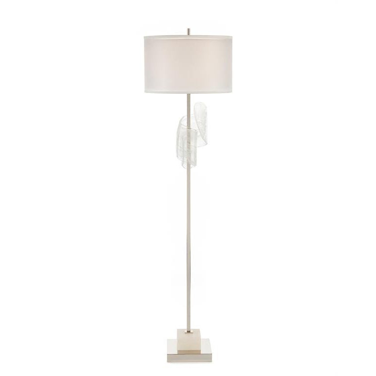Furls of White Floor Lamp-John Richard-JR-JRL-9956-Floor Lamps-1-France and Son
