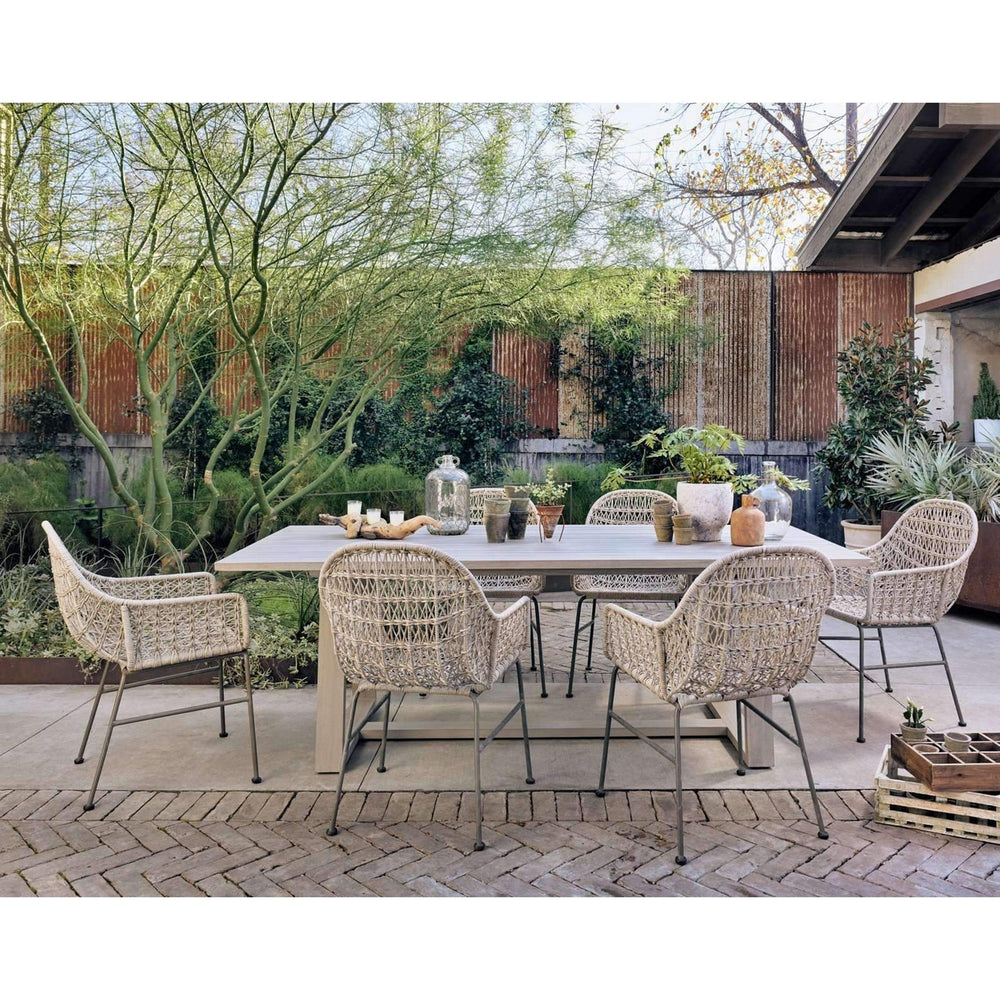 Atherton Outdoor Dining Table-Four Hands-FH-JSOL-019-Dining TablesBrown-2-France and Son