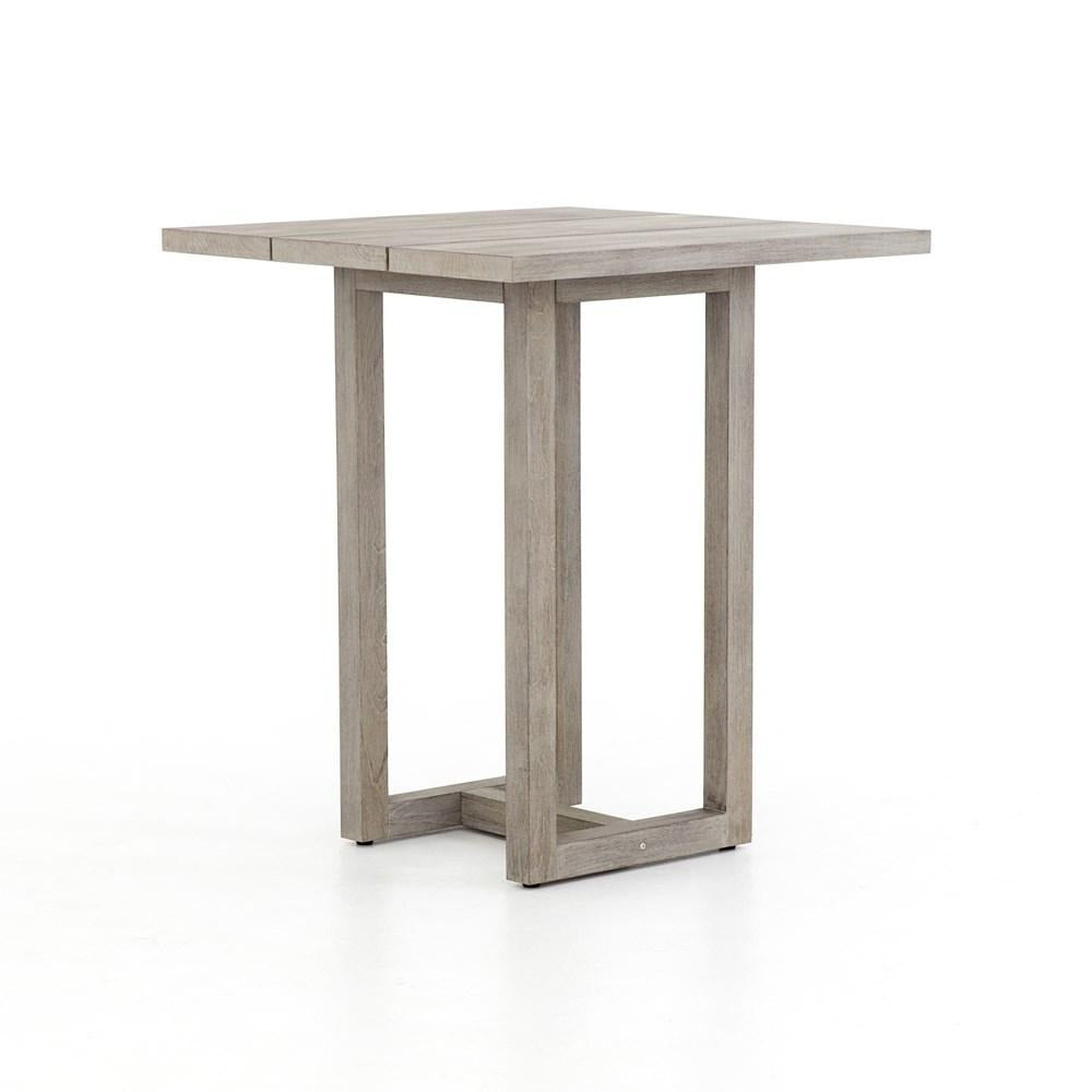 Stapleton Outdoor Bar Table-Four Hands-FH-JSOL-023A-Outdoor Dining TablesWeathered Grey-Fsc-8-France and Son