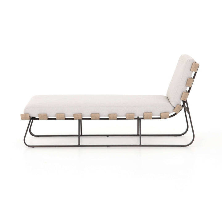Dimitri Outdoor Chaise-Four Hands-FH-JSOL-044-Outdoor ChaisesStone Grey / Washed Brown-4-France and Son