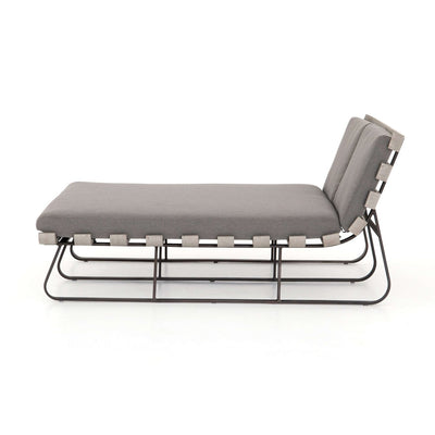 Dimitri Outdoor Double Chaise-Four Hands-FH-JSOL-053-Outdoor ChaisesStone Grey / Washed Brown-9-France and Son