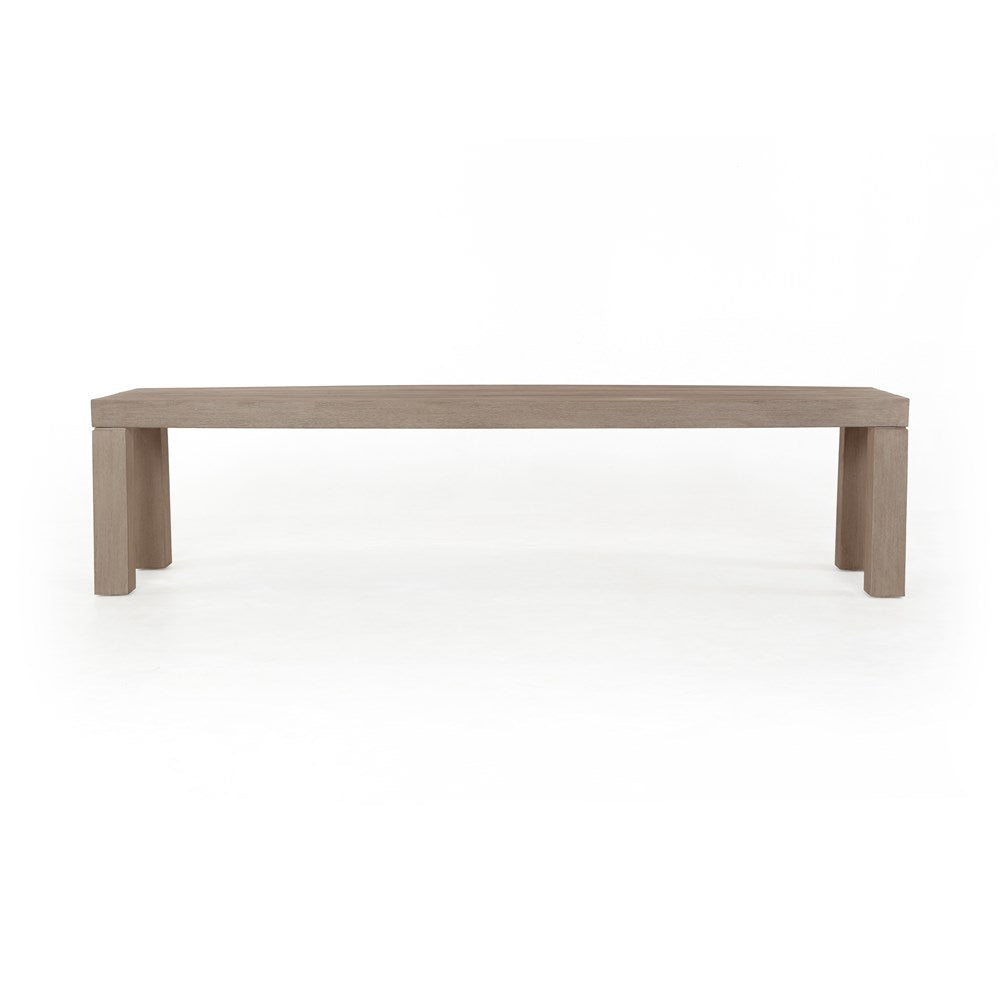 Sonora Outdoor Dining Bench - 72" - NP-Four Hands-FH-JSOL-054-BenchesWeathered Grey-6-France and Son
