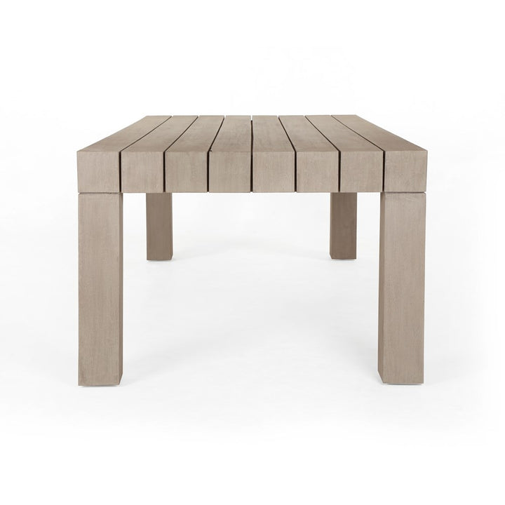 Sonora Outdoor Dining Table-Four Hands-FH-JSOL-055-Outdoor Dining TablesWeathered Grey-6-France and Son