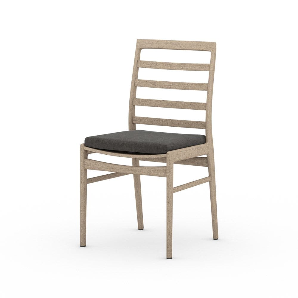 Linnet Outdoor Dining Chair-Four Hands-FH-JSOL-09002K-562-Outdoor Dining ChairsWashed Brown-Fsc-Charcoal-8-France and Son