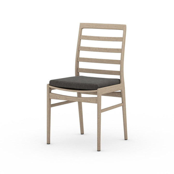 Linnet Outdoor Dining Chair-Four Hands-FH-JSOL-09002K-562-Outdoor Dining ChairsWashed Brown-Fsc-Charcoal-8-France and Son