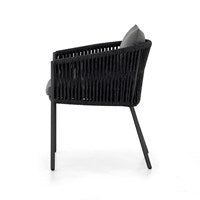 Porto Outdoor Dining Chair-Four Hands-FH-JSOL-09705K-562-Outdoor Dining ChairsCharcoal-5-France and Son