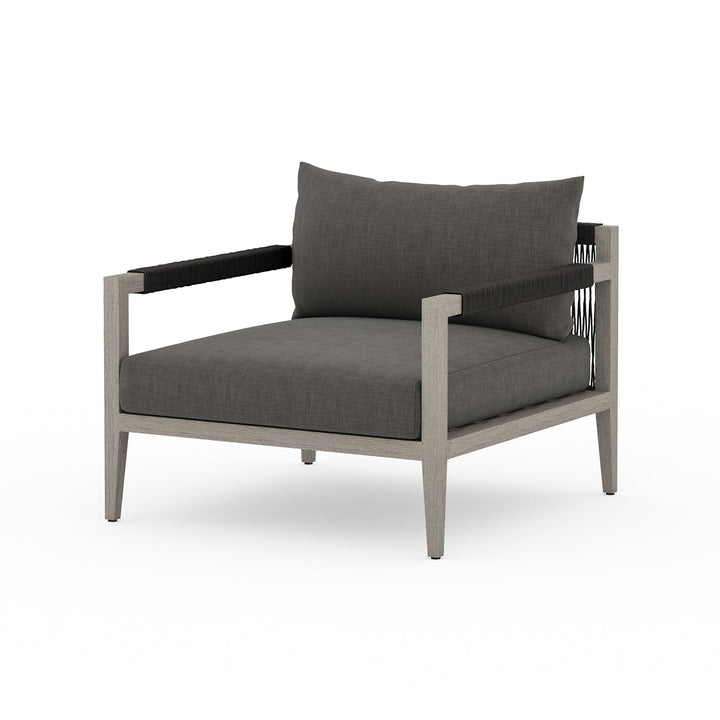 Sherwood Outdoor Chair-Four Hands-FH-JSOL-10001K-562-Lounge ChairsCharcoal - Weathered Grey-10-France and Son