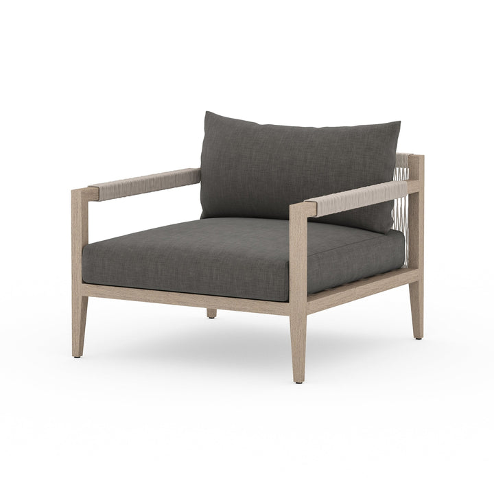 Sherwood Outdoor Chair-Four Hands-FH-JSOL-10002K-562-Lounge ChairsCharcoal - Washed Brown-6-France and Son