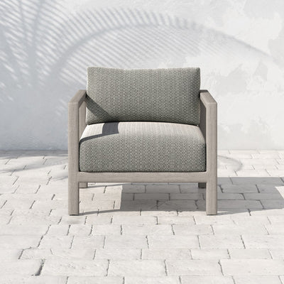 Sonoma Outdoor Chair-Four Hands-FH-JSOL-10302K-561-Outdoor Lounge ChairsWashed Brown-Fsc Teak / Light Grey Strap-Stone Grey-5-France and Son