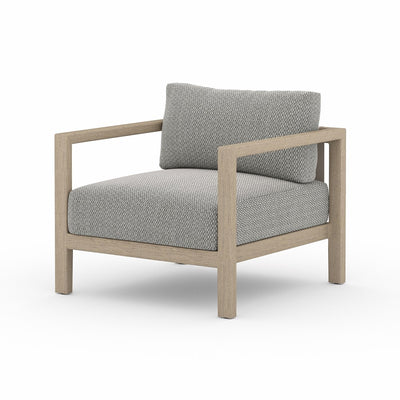 Sonoma Outdoor Chair-Four Hands-FH-JSOL-10302K-970-Outdoor Lounge ChairsWashed Brown-Fsc Teak / Light Grey Strap-Faye Ash-14-France and Son