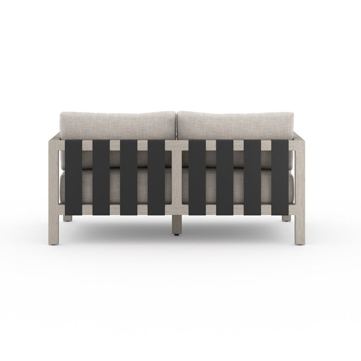 Sonoma Outdoor Sofa-60"-Four Hands-FH-JSOL-10402K-561-Outdoor SofasWashed Brown-Fsc / Light Grey Strap-Stone Grey-18-France and Son