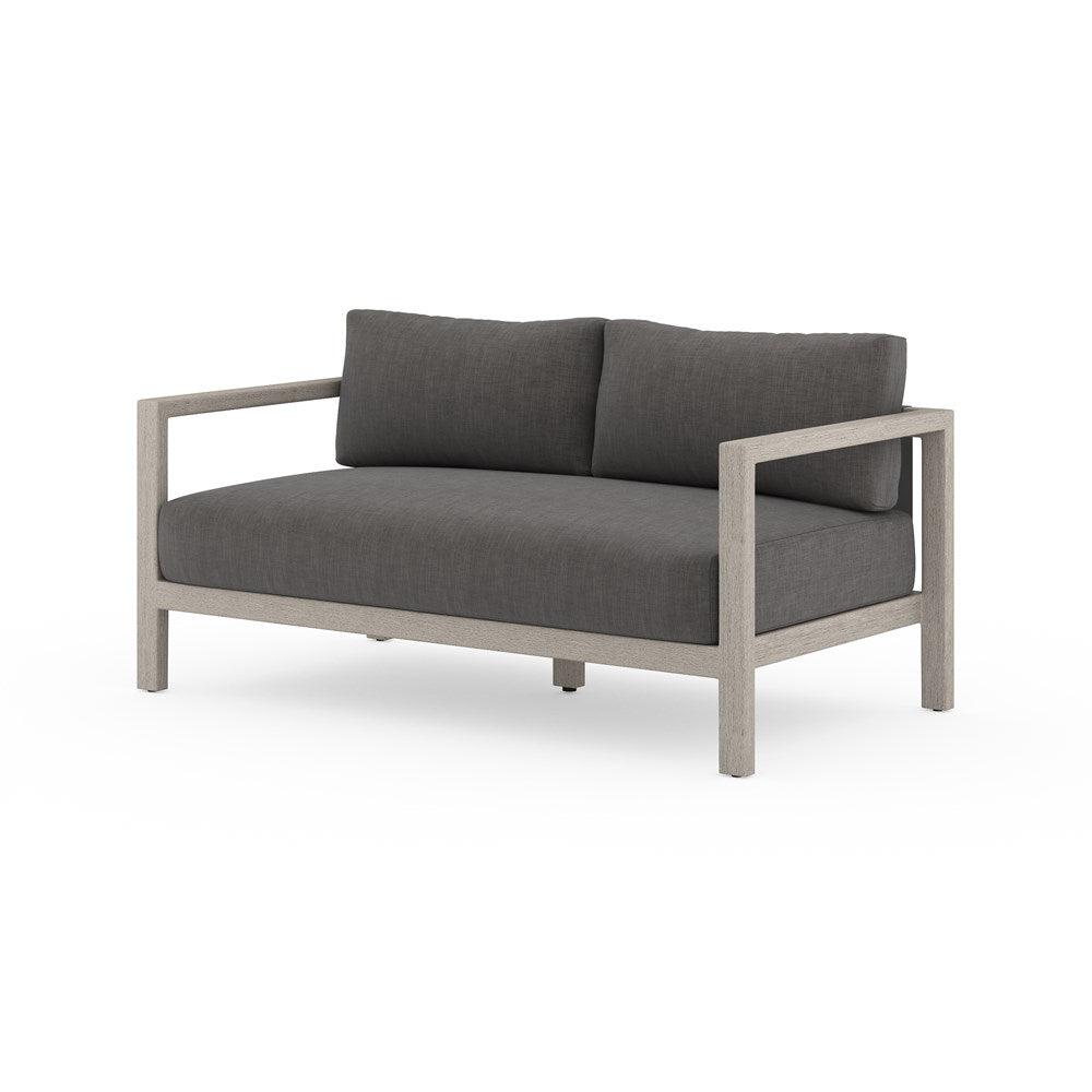 Sonoma Outdoor Sofa-60"-Four Hands-FH-JSOL-10402K-561-Outdoor SofasWashed Brown-Fsc / Light Grey Strap-Stone Grey-22-France and Son
