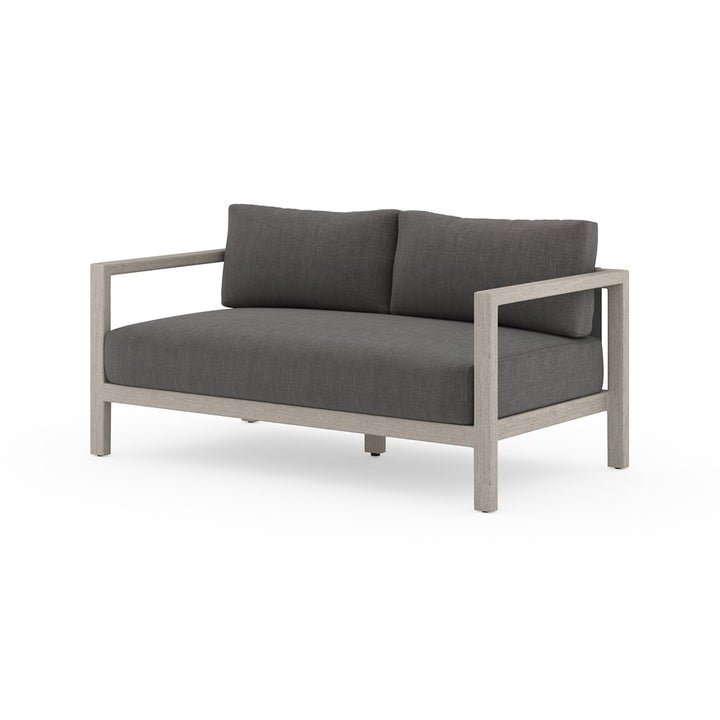 Sonoma Outdoor Sofa-60"-Four Hands-FH-JSOL-10402K-561-Outdoor SofasWashed Brown-Fsc / Light Grey Strap-Stone Grey-22-France and Son