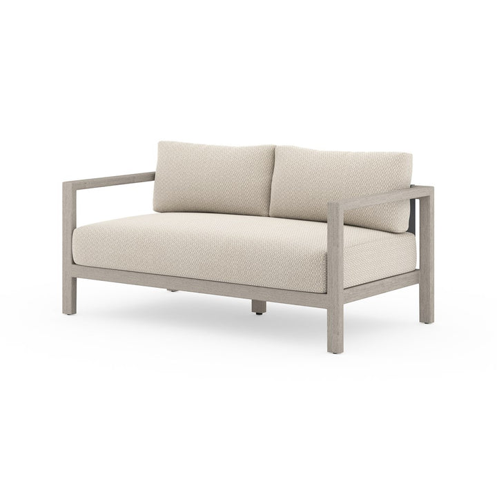 Sonoma Outdoor Sofa-60"-Four Hands-FH-JSOL-10402K-561-Outdoor SofasWashed Brown-Fsc / Light Grey Strap-Stone Grey-19-France and Son