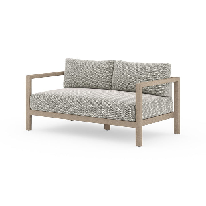 Sonoma Outdoor Sofa-60"-Four Hands-FH-JSOL-10402K-970-Outdoor SofasWashed Brown-Fsc / Light Grey Strap-Faye Ash-12-France and Son