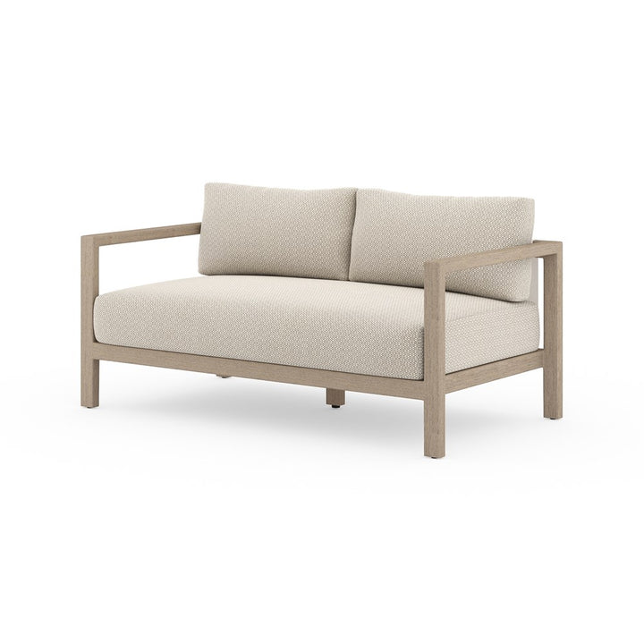 Sonoma Outdoor Sofa-60"-Four Hands-FH-JSOL-10402K-971-Outdoor SofasWashed Brown-Fsc / Light Grey Strap-Faye Sand-11-France and Son