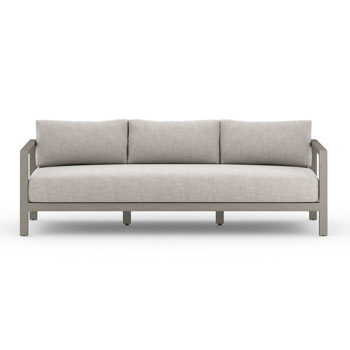 Sonoma Outdoor Sofa-88"-Four Hands-FH-JSOL-10502K-561-Outdoor SofasWashed Brown-Fsc / Light Grey Strap-Stone Grey-11-France and Son