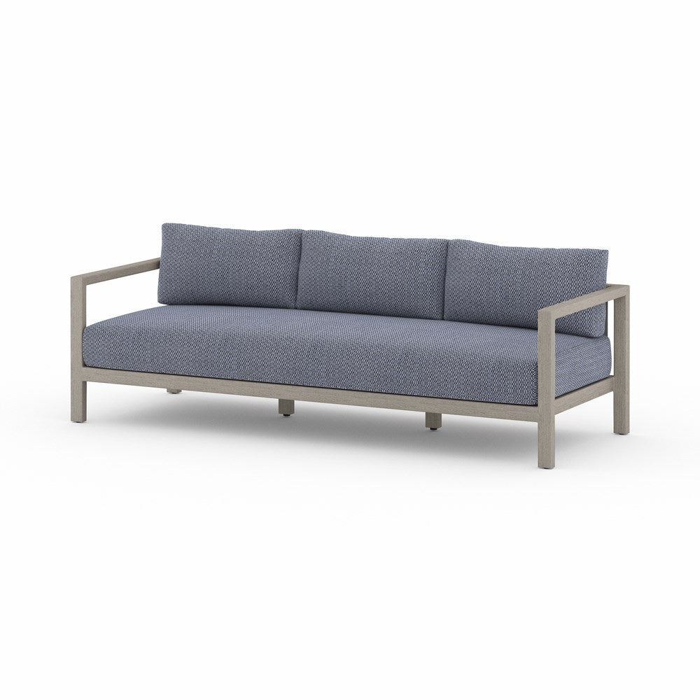 Sonoma Outdoor Sofa-88"-Four Hands-FH-JSOL-10502K-561-Outdoor SofasWashed Brown-Fsc / Light Grey Strap-Stone Grey-17-France and Son