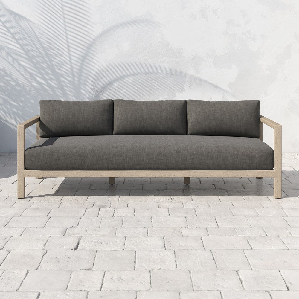 Sonoma Outdoor Sofa-88"-Four Hands-FH-JSOL-10502K-561-Outdoor SofasWashed Brown-Fsc / Light Grey Strap-Stone Grey-9-France and Son