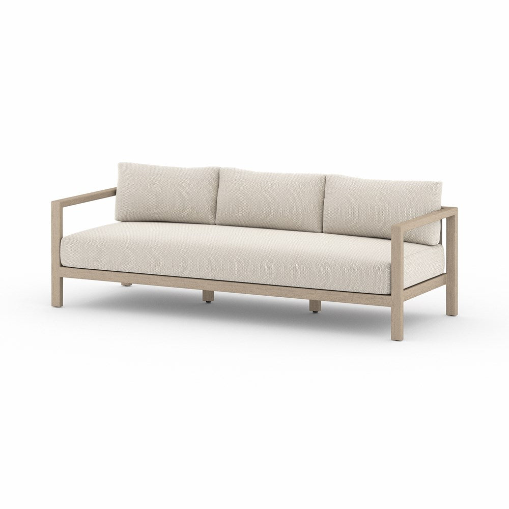 Sonoma Outdoor Sofa-88"-Four Hands-FH-JSOL-10502K-971-Outdoor SofasWashed Brown-Fsc / Light Grey Strap-Faye Sand-5-France and Son
