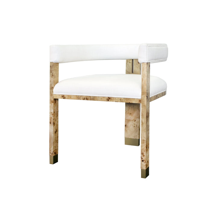 Jude Dining Chair-Worlds Away-WORLD-JUDE BW-Dining Chairs-3-France and Son