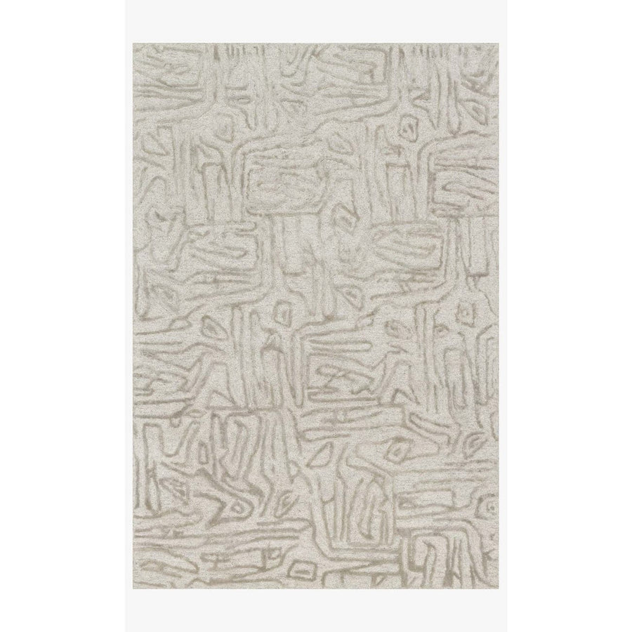 Juneau JY-06 Silver / Silver Area Rug-Loloi-LOLOI-JUNEJY-06SISI3656-Rugs3'-6" x 5'-6"-1-France and Son
