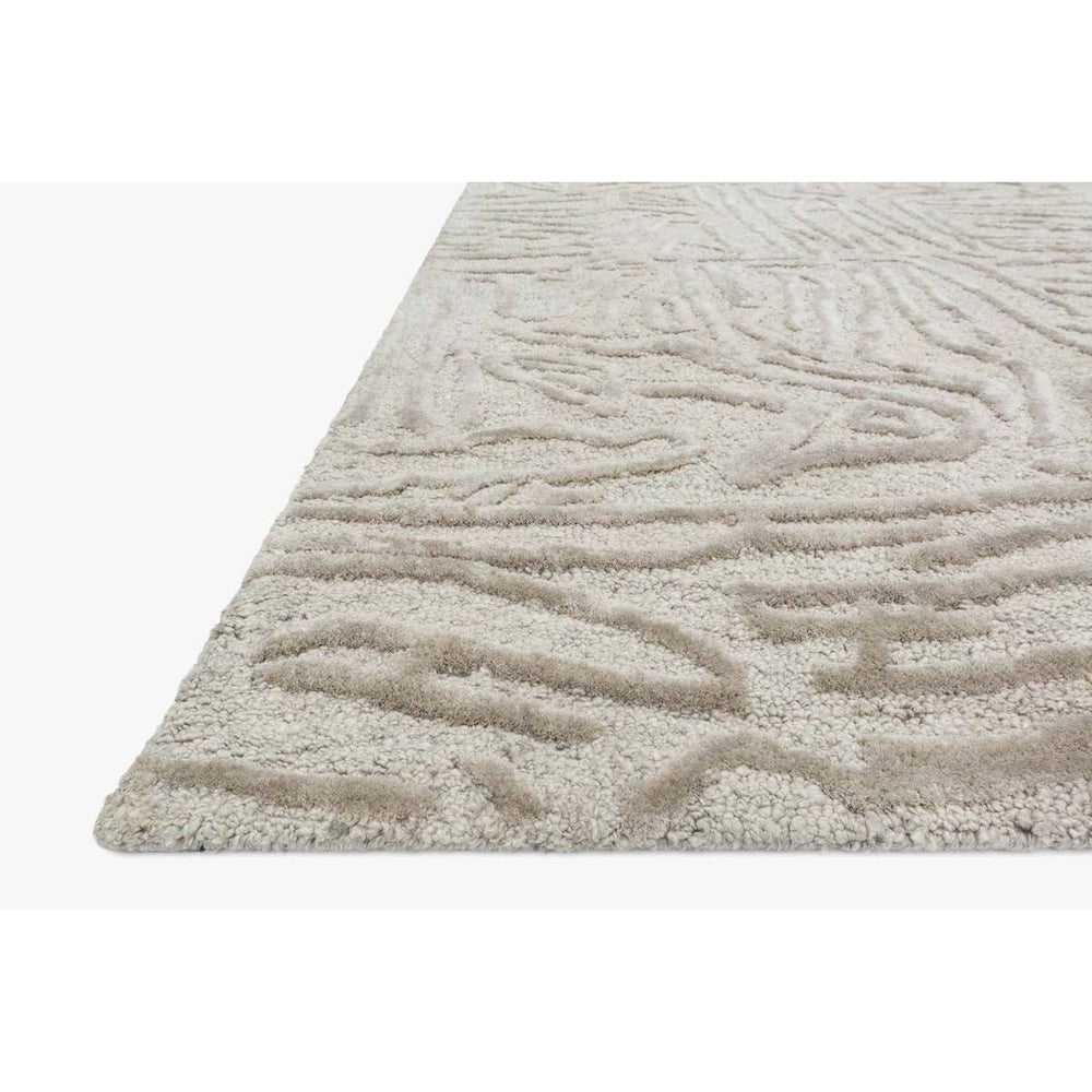 Juneau JY-06 Silver / Silver Area Rug-Loloi-LOLOI-JUNEJY-06SISI3656-Rugs3'-6" x 5'-6"-2-France and Son