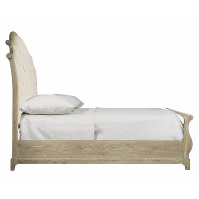 Rustic Patina Sleigh Bed King-Bernhardt-BHDT-387FR33-BedsFootboard/Side Rails-5-France and Son