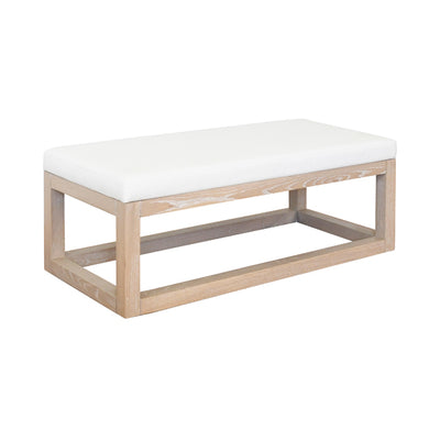 Kenneth Bench-Worlds Away-WORLD-KENNETH CO BENCH-BenchesNatural Base-3-France and Son