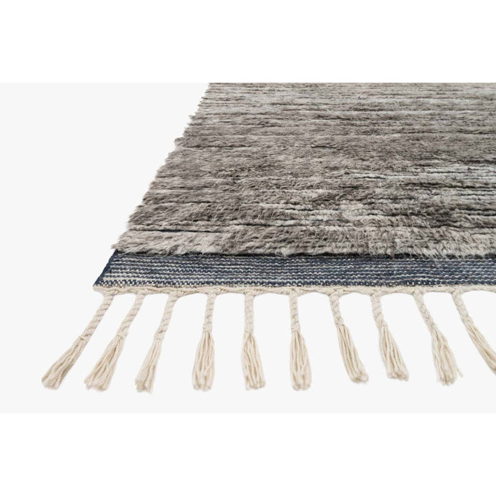 Khalid KF-04 Pewter / Ink Area Rug-Loloi-LOLOI-KHALKF-04PWIK160S-Rugs1'-6" x 1'-6" Square-2-France and Son