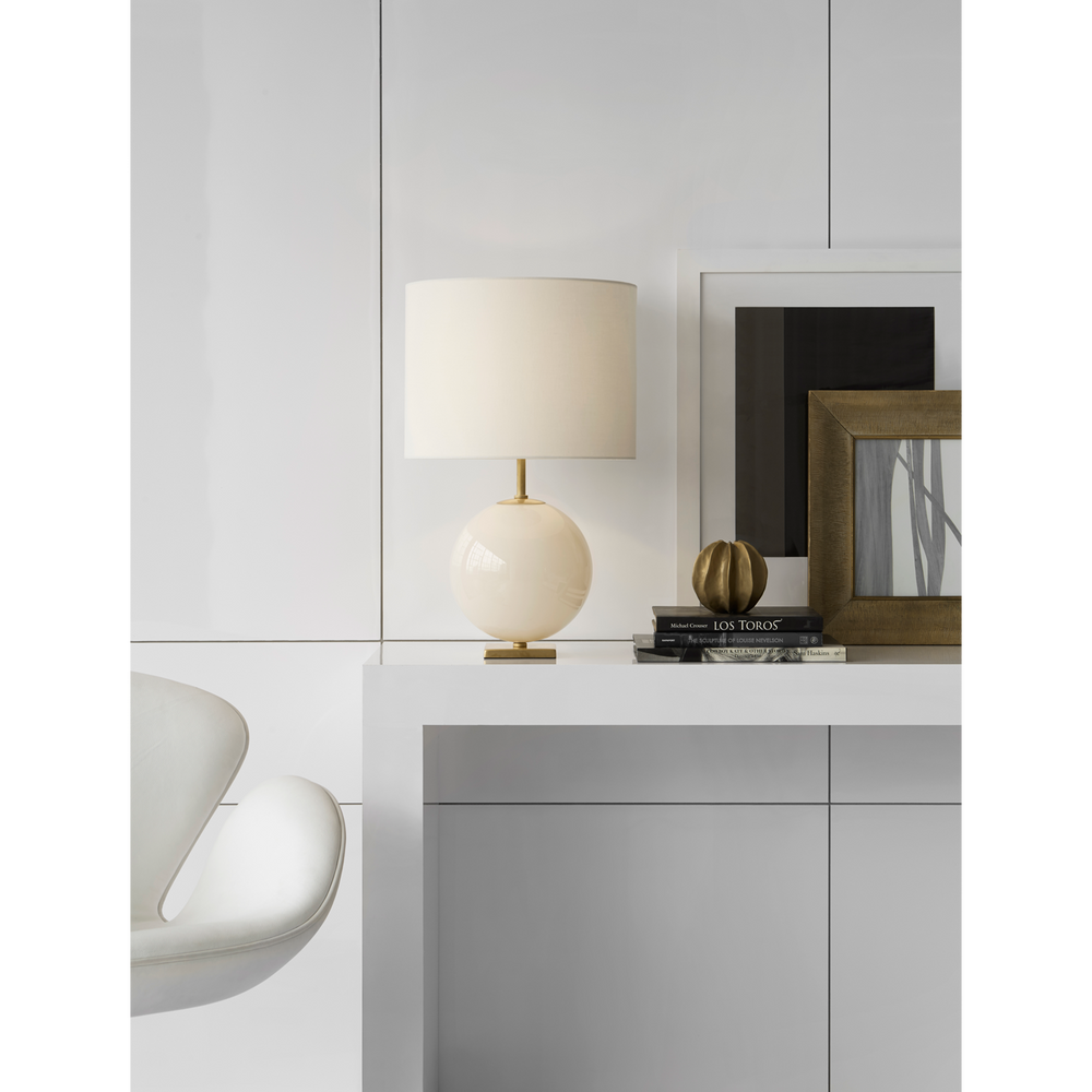 Eclipse Table Lamp-Visual Comfort-VISUAL-KS 3014BLS-L-Table LampsBlush-Cream Linen-2-France and Son