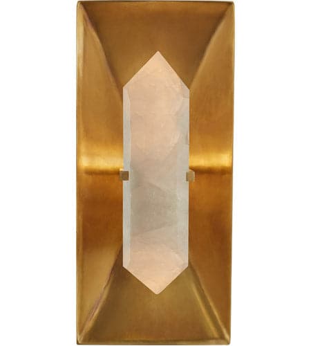 Hazel Round Sconce-Visual Comfort-VISUAL-KW 2091AB/Q-Wall LightingRectangle-2-France and Son