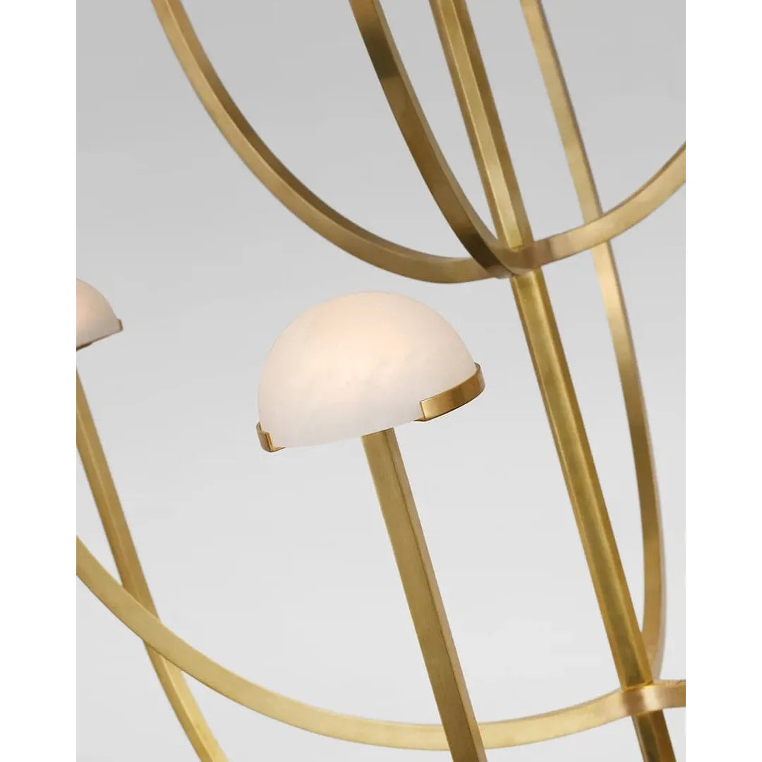 Peodra X-Large Three-Tier Chandelier-Visual Comfort-VISUAL-KW 5622AB-ALB-ChandeliersBrass-2-France and Son