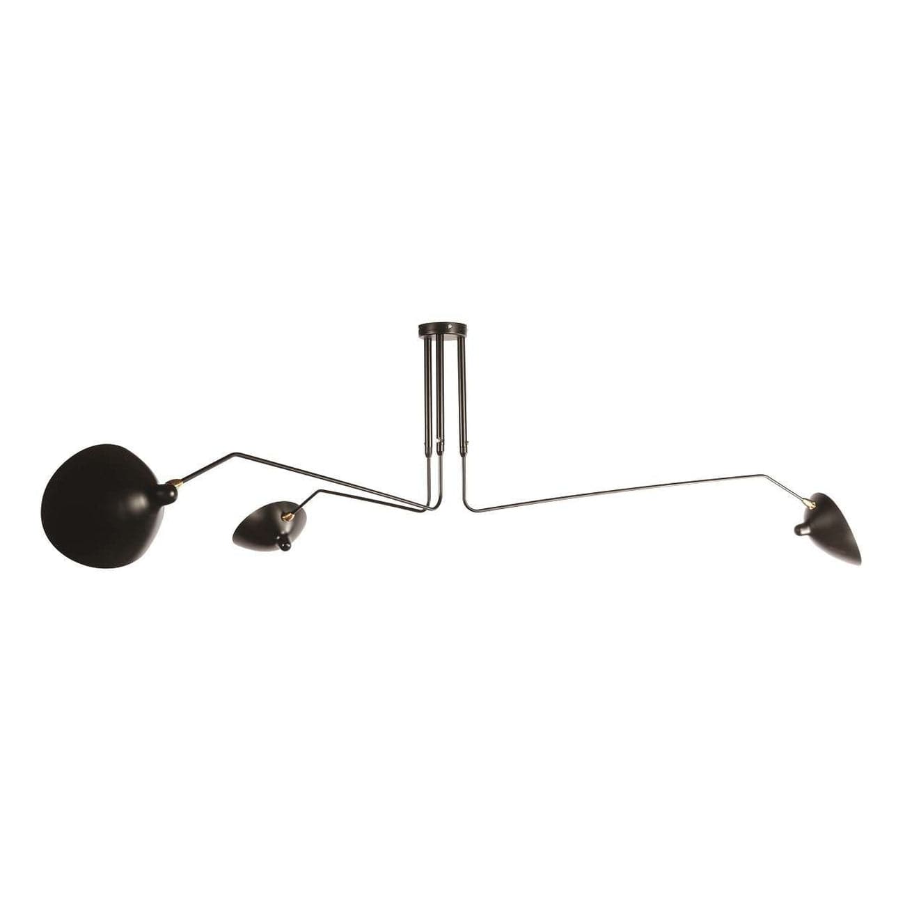 Three-Arm Mouille Ceiling Lamp