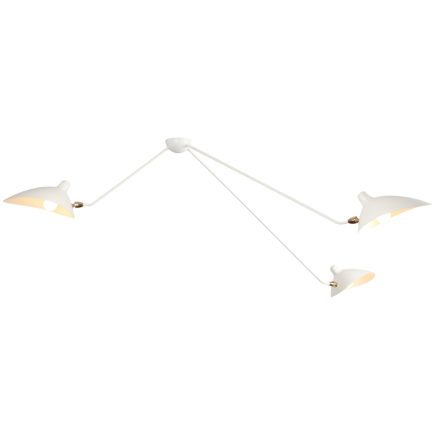Mid-Century Modern Reproduction Inspired 3 Serge by Lamp Arm Mouille Spider & Ceiling Son MCL-SP3 France –