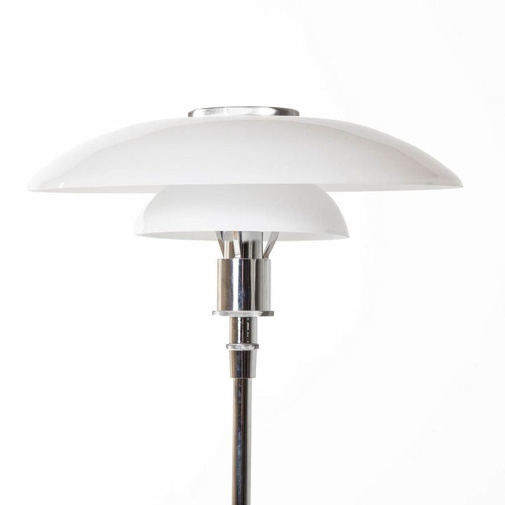Henningsen Large Floor Lamp - Chrome-France & Son-LBF028CHR-Floor Lamps-2-France and Son