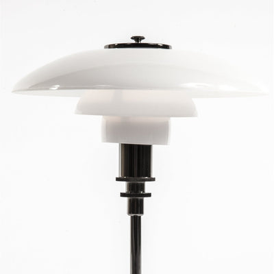 Mid Century Henningsen Small Table Lamp - Black Gunmetal-France & Son-LBT008BLK-Table Lamps-2-France and Son