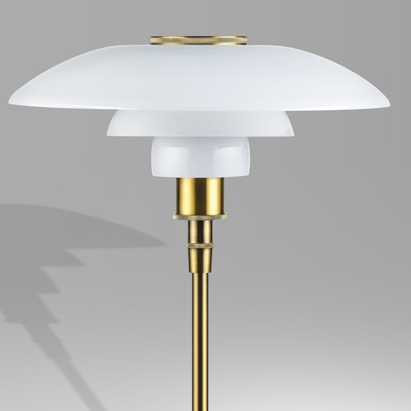 Mid Century Henningsen Large Table Lamp - Brass-France & Son-LBT028BRASS-Table Lamps-3-France and Son