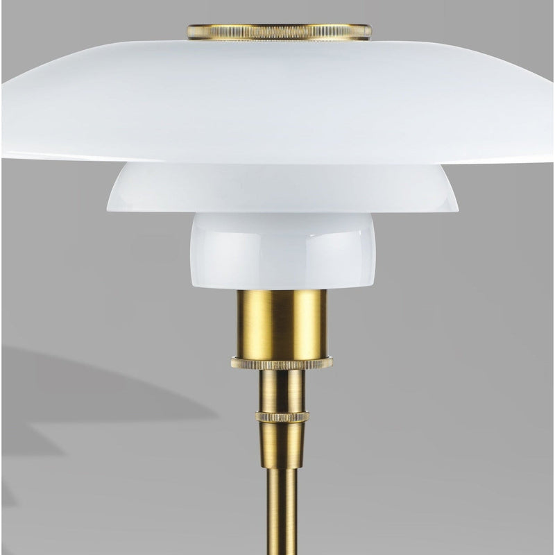Mid Century Henningsen Large Table Lamp - Brass-France & Son-LBT028BRASS-Table Lamps-4-France and Son