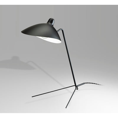 Mouille Table Lamp - Black-France & Son-LBT066BLK-Table Lamps-1-France and Son