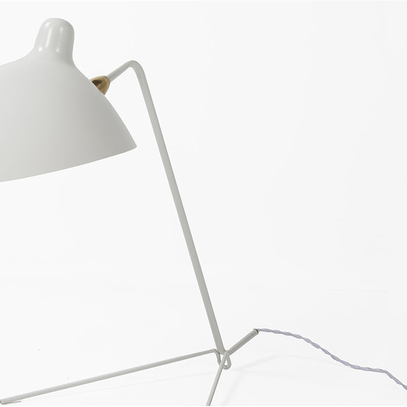 Mouille Table Lamp - White-France & Son-LBT066WHT-Table Lamps-3-France and Son